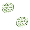 thumbnail image 1 of Billuyoard Guirnalda de plantas artificiales para sala de estar, dormitorio, oficina, Hotel, restaurante, vid falsa, adorno de navideña, 2 tipo 3 2Conjunto, 1 of 6