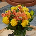 thumbnail image 5 of Fresh-Cut Rose and Flower Bouquet, Minimum of 13 Stems, Colors Vary, 5 of 7