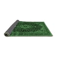 thumbnail image 2 of Ahgly Company Indoor Round Medallion Emerald Green Traditional Area Rugs, 6' Round, 2 of 4