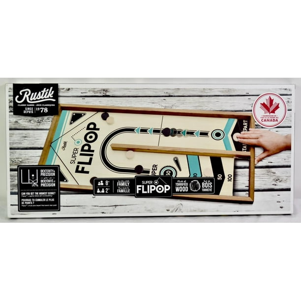 Rustik Super Flipop Wooden Table Top Game Walmart.ca