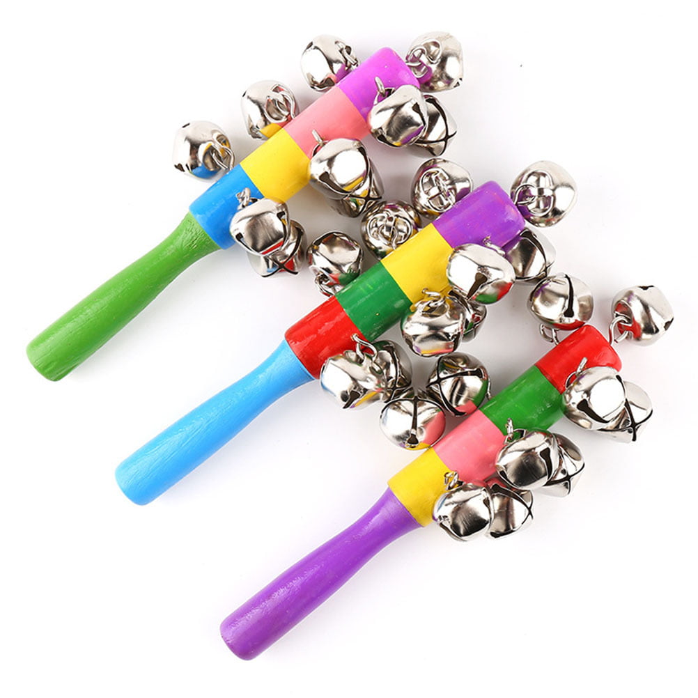 Christmas Gifts Shaker Bell Ring Jingle Hand Bells Newborn Toys for 0-12 Months` 