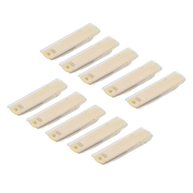tamizeot 10x Clarinet Reeds Woodwind Instrument Traditional Clarinet Reeds for Player hardness 1.5 7x1.2cm