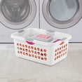 Sterilite Ultra Large 2 Bushel Laundry Basket, White, Plastic for