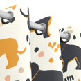 thumbnail image 3 of Dogs with Claws Curtains Black Out Curtains for Sliding Glass Doors Bedroom Living Room Bathroom 2 Panels Set, 3 of 5