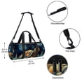 thumbnail image 5 of Turtle Sports Bag, Shoe Bag, Basketball Bag, Soccer Bag - Size 17.7 Inches with Interior Zipper Pocket - Large Capacity - Ideal for Gym, Travel, and Sports Matches, 5 of 6