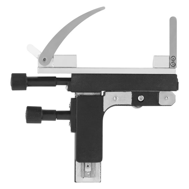 Qiilu Accessoires de microscope, platine mobile avec échelle, pied