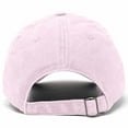 thumbnail image 5 of DALIX Mens Pigment Dyed Washed Cotton Cap - Adjustable Hat 6 Panel Unstructured (Pink), 5 of 5