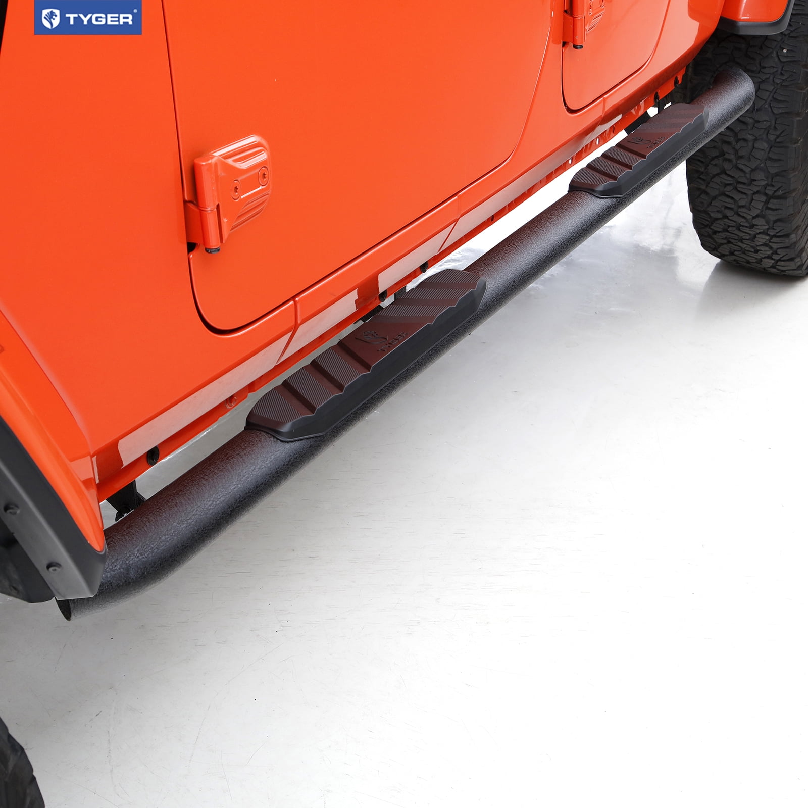 Tyger Auto 3.5" Rider Running Boards Compatible with 2020-2026 Jeep Gladiator JT | TG-SS2J35198 | Side Step Rail Nerf Bars