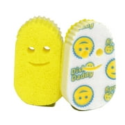 Scrub Daddy Dish Daddy Dishwand Sponge Refill, 2 Count (2 pack) - Total 4 ct