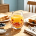 thumbnail image 4 of JWZZYD Artisanal Blue Ringed Octopus Glassware, 4.1" Octopuses Stemless Wine Glasses, Handcrafted Marine Animal Bar Glass, Clear Decorative Drinkware for Home Bar Kitchen, Ocean Lovers(Crab), 4 of 6
