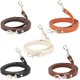 thumbnail image 1 of Correas de cuero ajustables para bolsos, disponibles en 5 colores, de 43 a 50 pulgadas. Correa de repuesto para bolso, asa y correas para bolso de mano con hebillas de platino., 1 of 9