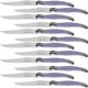 thumbnail image 1 of Cuchillos para Carne Laguiole LaguiolePurple 12 pzas 23 cm Morado Acero Inoxidable Cuchillo para carne., 1 of 4