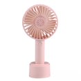 thumbnail image 1 of Mini ventilador de mano para niños, pequeño, ligero, portátil, personal, funciona con pilas, recargable por USB, 3 velocidades, ajustable, bonito ventilador de escritorio para niños, niñas, mujeres,, 1 of 6