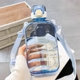 thumbnail image 1 of Botellas De Agua Deportivas De Plástico 1 unidad de botella de agua deportiva de plástico multicolor,vaso térmico con tapa para actividades al aire libre en verano (multicolor) Rkxzt, 1 of 9