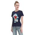 thumbnail image 4 of Women's Basic Short Sleeve T-Shirt Doraemon, 4 of 6