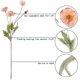 thumbnail image 2 of Artificial Flowers Silk Poppy Flowers for Home Decor Bouquet Wedding Party Faux Flower Pack of 5, 2 of 4