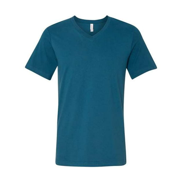 Camiseta de manga corta con cuello en V de Bella+Canvas Jersey bella lienzo 3005