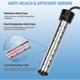 thumbnail image 3 of Immersion Water Heater, 1500W Portable Bucket Heater with 304 Stainless Steel Guard, Heats Electric, 3 of 5