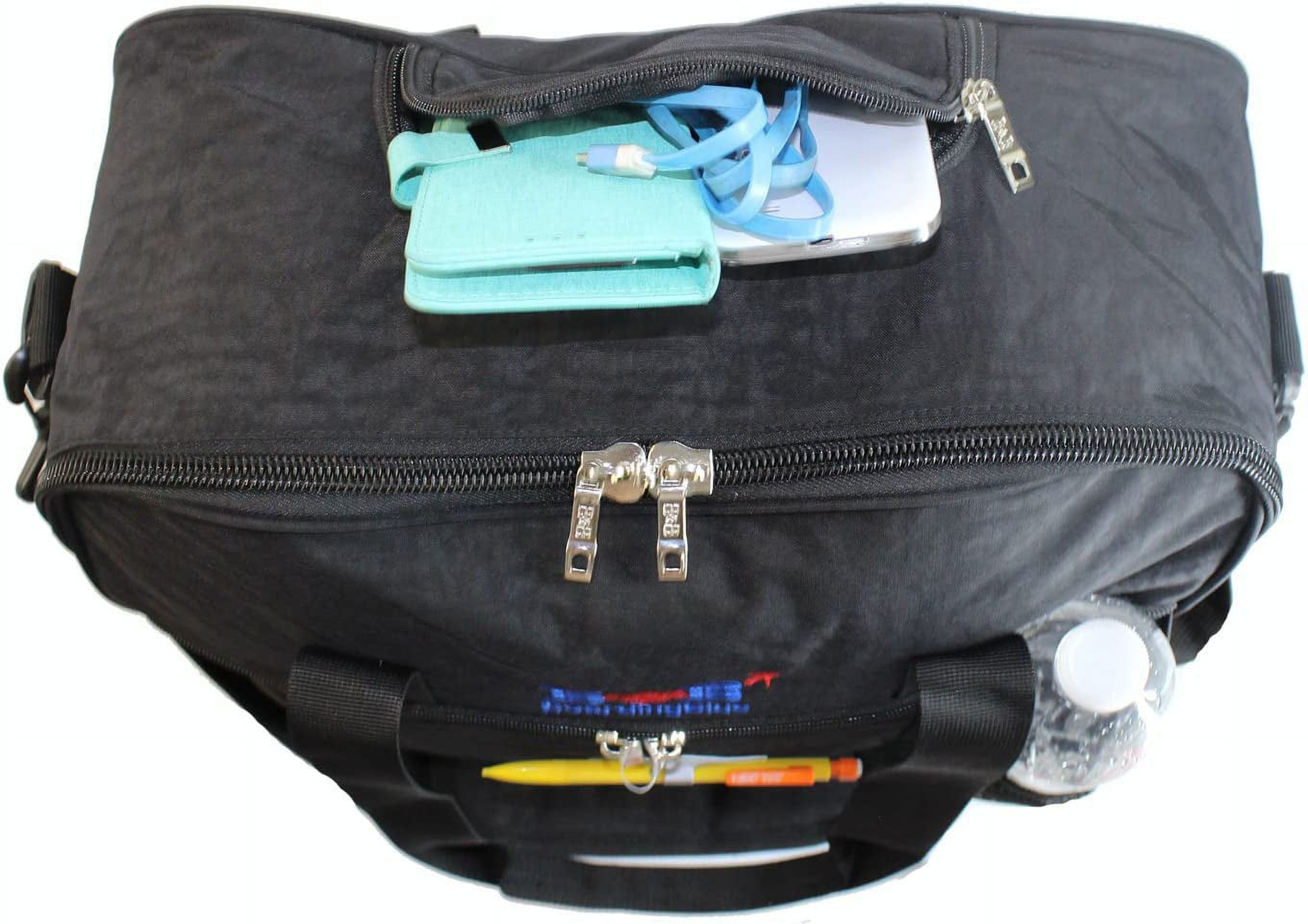 Allegiant Air Personal Item Under Seat Duffel Bag - 16" x 14" x 7" - Travel with Confidence (Beige)
