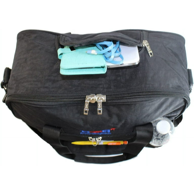 Allegiant Air Personal Item Under Seat Duffel Bag - 16" x 14" x 7" - Travel with Confidence (Beige) - Walmart.com Allegiant Air Personal Item Under Seat Duffel Bag - 16" x 14" x 7" - Travel with Confidence (Beige) - Walmart.com
