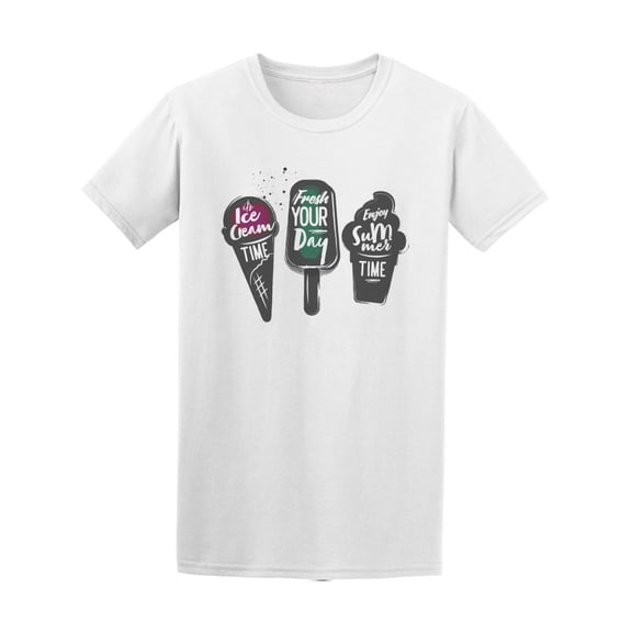 Different Sketch Ice Cream Tee Men's -Image by Shutterstock