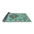 thumbnail image 2 of Ahgly Company Indoor Round Persian Light Blue Traditional Area Rugs, 8' Round, 2 of 4