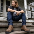 thumbnail image 4 of Milwaukee Leather Men's Brown Boots MBM9053 14, 4 of 14