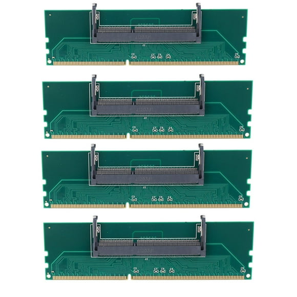 4X DDR3 Ordenador Portatil SO-DIMM A Escritorio DIMM Memoria RAM Adaptador de Conector DDR3 Adaptador de Ordenador Portatil Memoria Interna A la RAM de Escritorio
