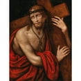thumbnail image 2 of Giampietrino (Giovanni Pietro Rizzoli) 19x24 Gold Ornate Framed and Double Matted Museum Art Print Titled - Christ Carrying the Cross, 2 of 4