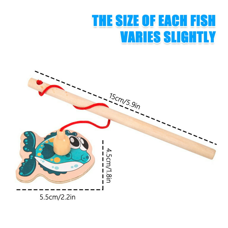 NKTIER Magnetic Fishing Pool Toys,Water Table Bathtub Kids Toy With Pole  Rod Plastic Floating Fish Toddler Color Ocean Cognition Fish Rod Toys
