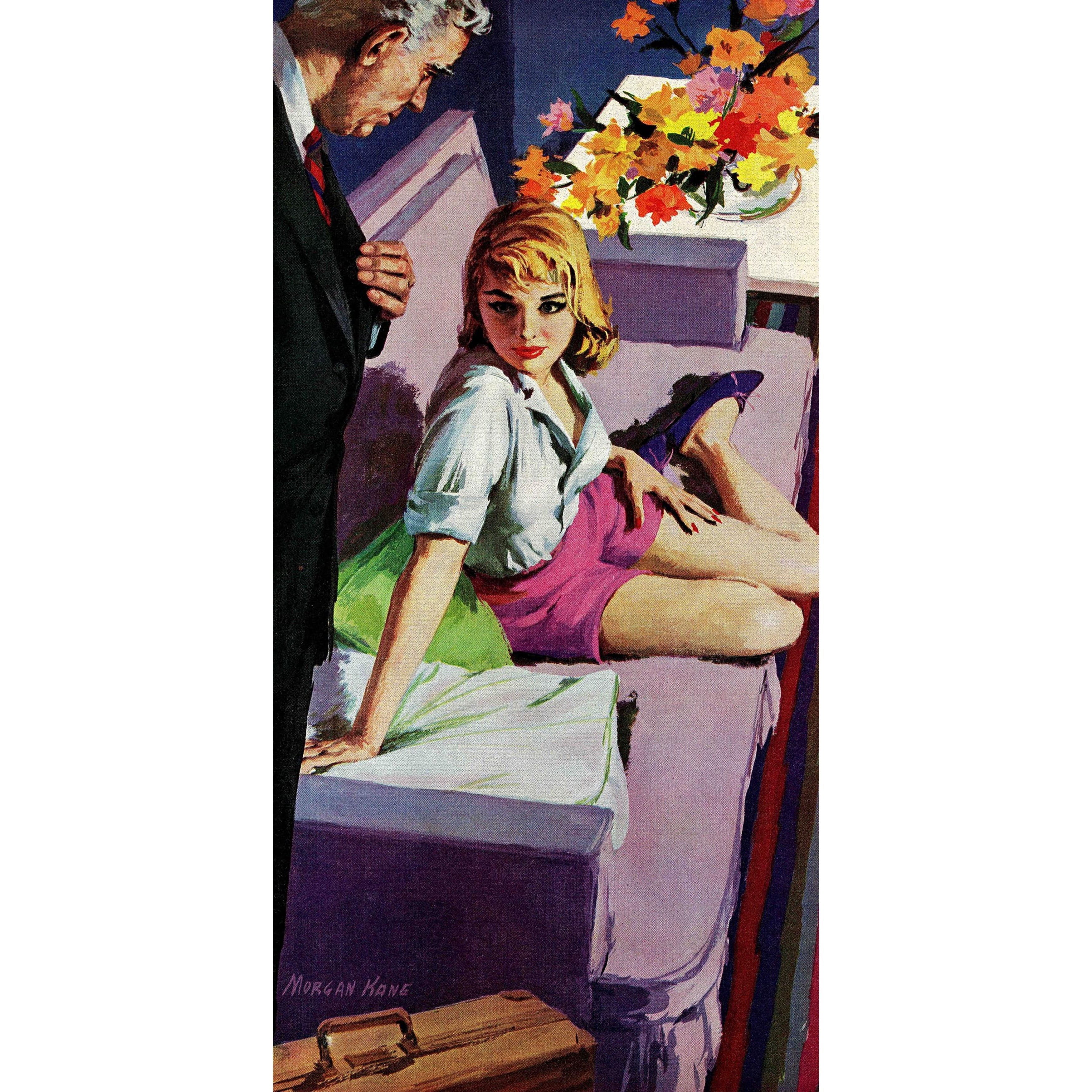 Marmont Hill Inc Marmont Hill - A Matter of Infidelity by Morgan Kane Painting Print on Canvas - Multi-color