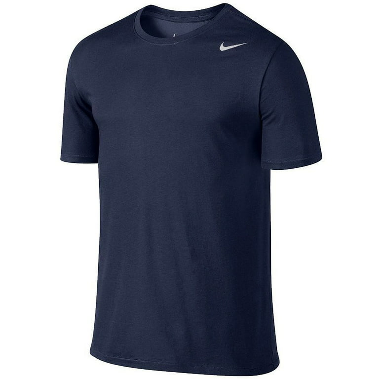 magia Ópera suficiente Nike 706625-451: Dri-FIT Cotton 2.0 Navy T-Shirt - Walmart.com