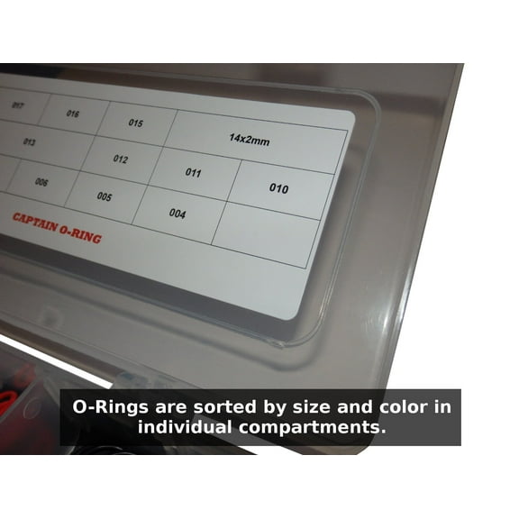 Captain O-Ring LLC Smart Parts Shocker XLS - Color Coded 5X Box Oring Rebuild Kit
