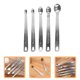thumbnail image 2 of Juego de 5 cucharas medidoras de acero inoxidable: herramientas multifuncionales de medición precisa para hornear, cocinar postres y utensilios de cocina fáciles de usar., 2 of 7