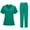 Brown, variant on Specially Designed for Female Pet Doctors To Create Antibacterial Scrub Medical Work Clothes Comfortable and Breathable Scrub