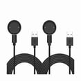 thumbnail image 1 of ccwmincc Compatible with Amazfit Active 2/Active 2 Square/Bip 6 Charger, Replacement USB Charger Adapter Charge Cord Charging Cable for Amazfit Active2 A2437 Smart Watch -3.3ft (Black*2), 1 of 1