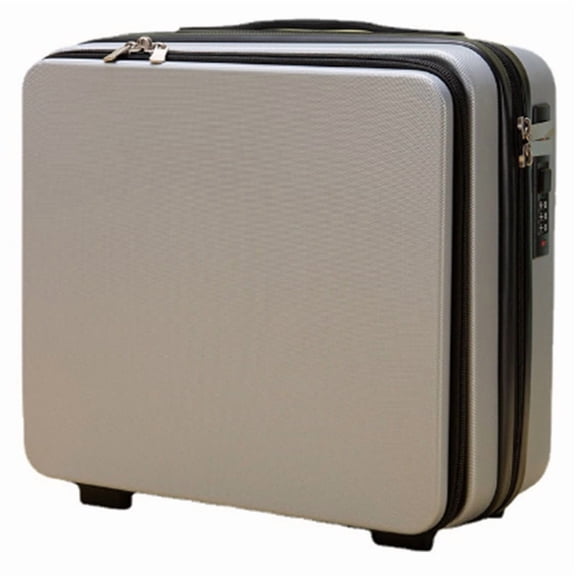 16 Inch Travel Suitcase Cosmetic Box Hand Luggage Organizer Makeup Case Password Box Portable Boarding Case,1 * 16 inch Travel Suitcase,Grey