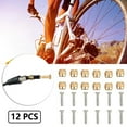 thumbnail image 1 of Lefu 12pcs Bicycle Brake Olive and Brass Connecting Insert Kit for BH59 /BH90, 1 of 9