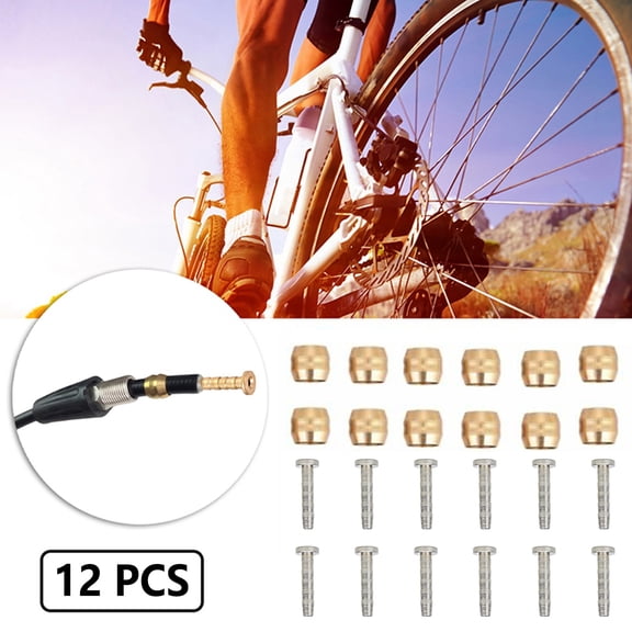 12PCS Bicycle Brake Olive and Brass Connecting Insert Kit for BH59 /BH90