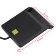 thumbnail image 2 of Universal Portable Smart Card Reader for Bank Card Card ID DNIE ATM IC Reader for Android Phones and Tablet,1 * USB smart card reader 1 * Drive CD,black, 2 of 7