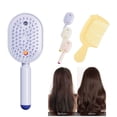 thumbnail image 6 of Electric Spray Air Cushion Comb, Steam Hair Brush, Rechargeable Steam Hair Straightener, Portable Hair Styling Brush with Bonus Wide Tooth Detangling Comb, Steam Brush for All Hair Types, 6 of 7