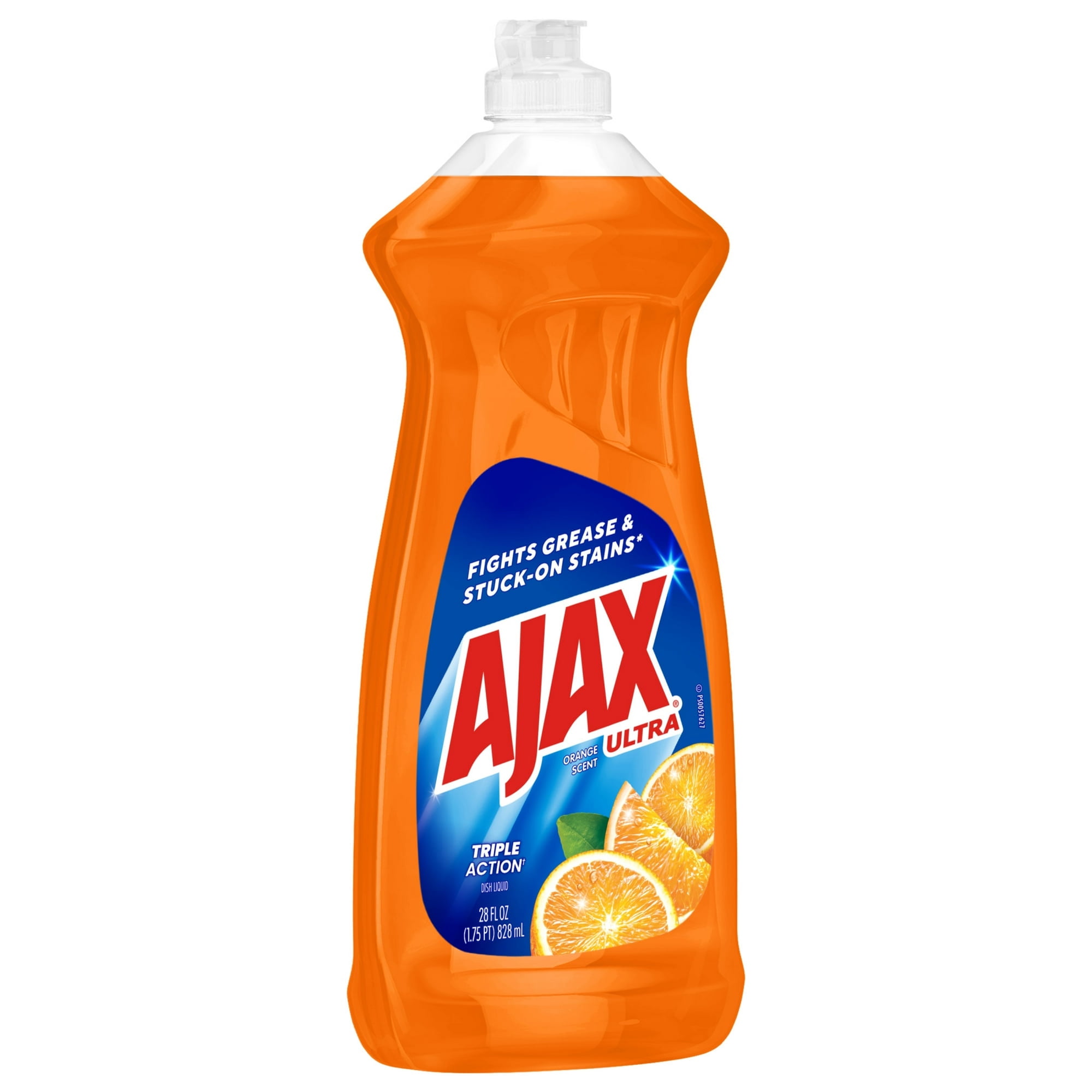 Ajax Ultra Triple Action Dishwashing Liquid Dish Soap, Orange Scent, 28 Fluid Ounce