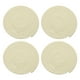 thumbnail image 1 of 4 Pcs Manteles Individuales Redondos Trenzados, 7.9" Manteles Tejidos para Mesa de Cocina para Decoración de Granja (Beige), 1 of 7