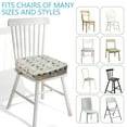 thumbnail image 6 of Dznils Toddler Booster Seat for Dining Table, with Safety Buckles, Non-Slip Bottom, Gray Dog, 6 of 13