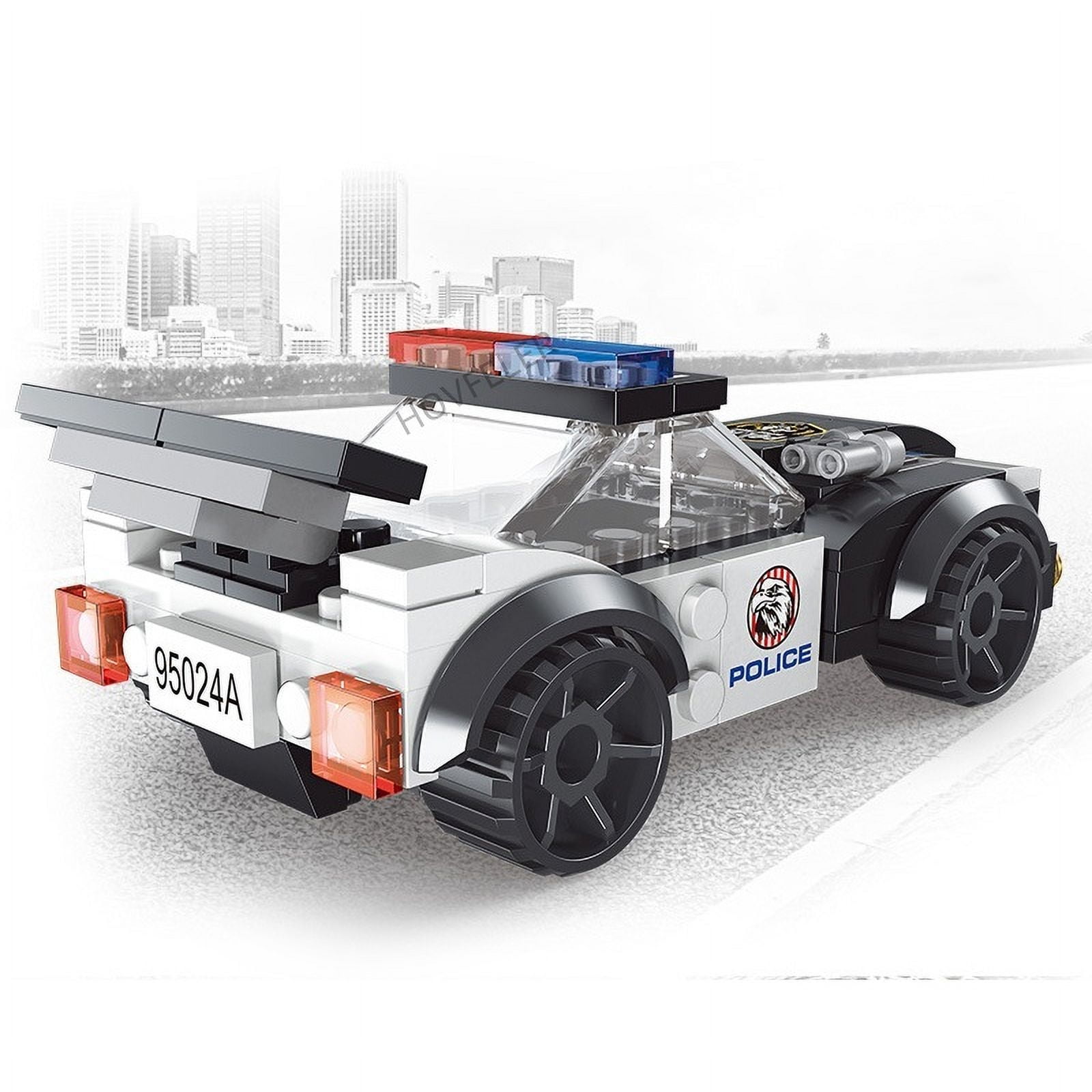 Super Police City Plane Dual-Rotor Helicopter Famous Car SWAT Building Blocks DIY MOC Classic Model Bricks for Children Kits