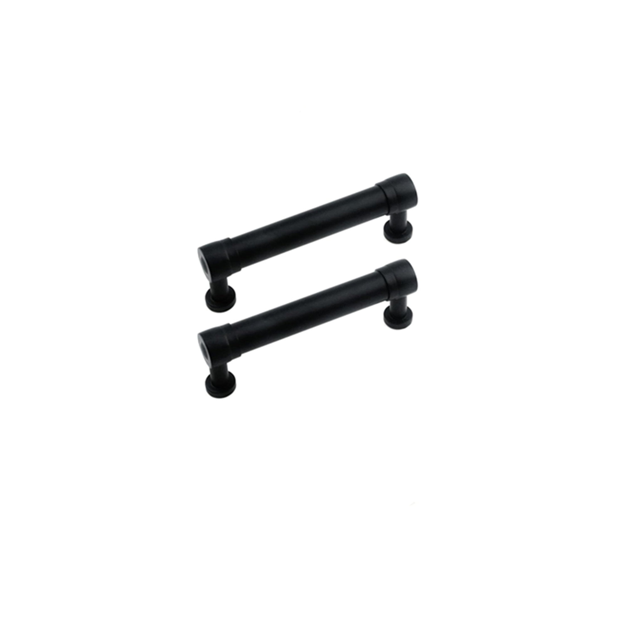 Fitviso 10 Pack 3.25 inch Center to Center Matte Black Cabinet Pulls Kitchen Cabinet Handles