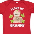 thumbnail image 4 of Inktastic Cute Sloth I Love My Grammy with Green Leaves Boys or Girls Baby Bodysuit, 4 of 5