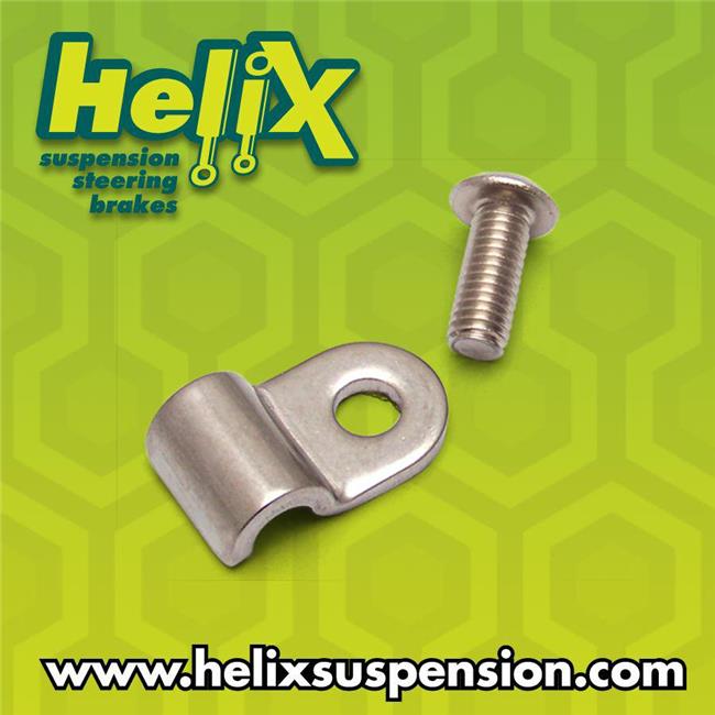Helix 5 by 16 Stainless Steel Single Line Clamps Pack of 12