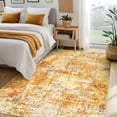 thumbnail image 2 of AUKOW Area Rug Living Room Rugs - 8x10 Abstract Large Soft Neutral Machine Washable Rug Stain Resistant Non-Slip Low Pile Carpet for Indoor Bedroom Dining Room Modern Home Office - Black/Grey, 2 of 8