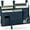 Navy Blue, variant on RUseeN Bedside Caddy, Hanging Bedside Storage Organizer with 8 Pockets, Bunk Bed Organizer for College Dorm Room, Bunk/Loft Bed, Hospital Bed Rail, Camp (Black)